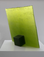 Jaroslav Wasserbauer - Glass Sculpture: Green-Support