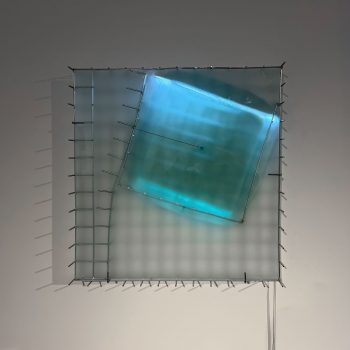 Petr Stanicky - Tilted Space - Glass and Metal, LED, Glasgalerie Stölting