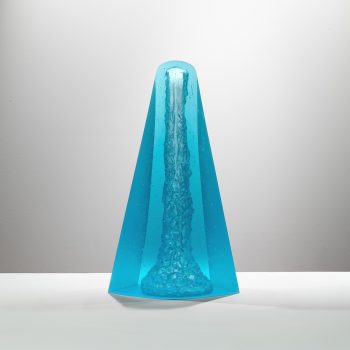 Glass Art - Glasgalerie Stölting Matyas Pavlik - Sculpture: Arctic Waterfall