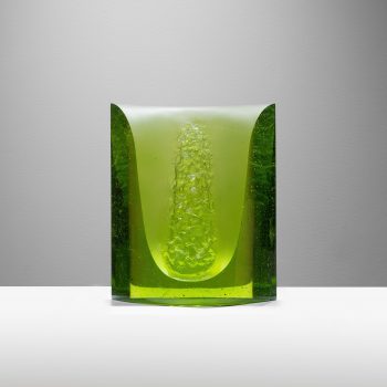 Glass Art - Glasgalerie Stölting Matyas Pavlik - Glassart - Sculpture: Tibetan Waterfall