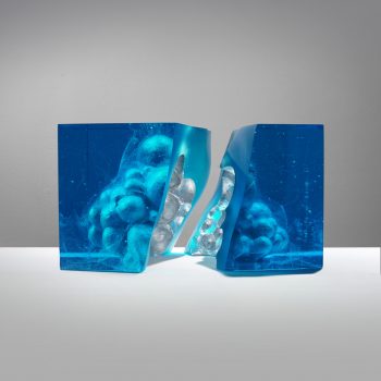 Glass Art - Glasgalerie Stölting Matyas Pavlik - Glassart - Sculpture: Silver Cube